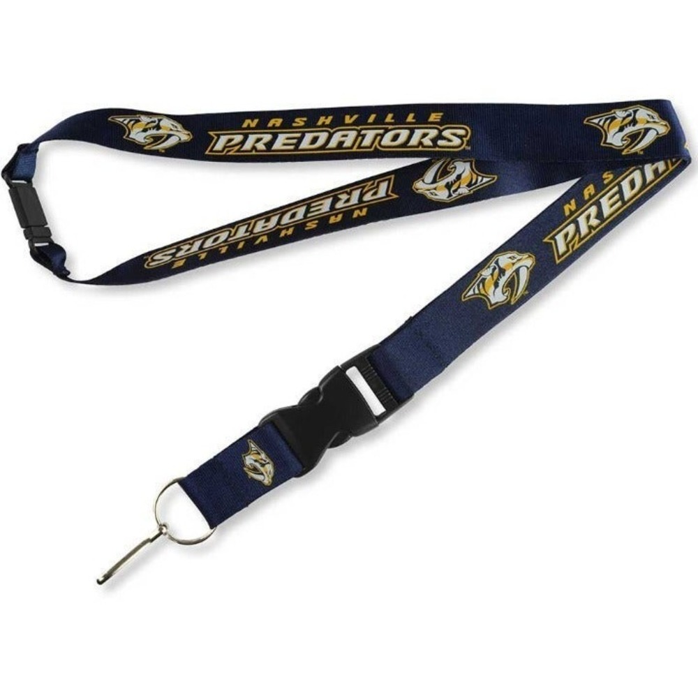 Nashville Predators Lanyard Keychain With Clip NHL Team Blue Color - New